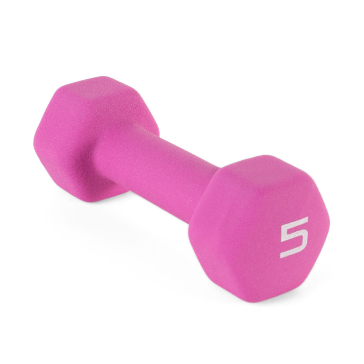 CAP 5 lb PURPLE Neoprene Dumbbell