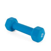 CAP 2 lb NEON BLUE Neoprene Dumbbell