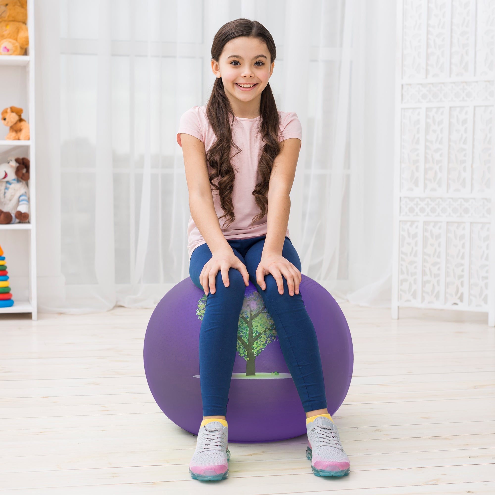 Stability Ball With Stabilizing Sand 45cm - Black