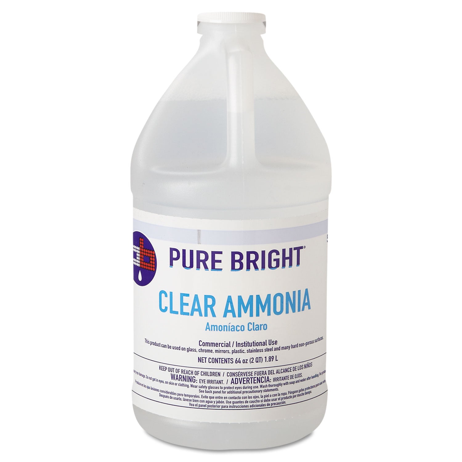 64 fl oz (2 quart) - Clear - 8 / Carton