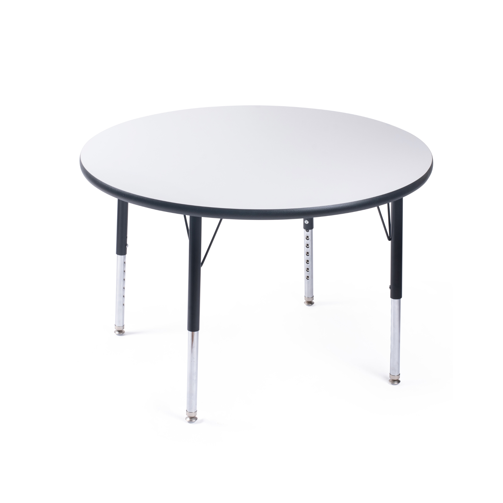 Activity Table 36 Round Black Edge - Black Legs Adjusts 21 - 30
