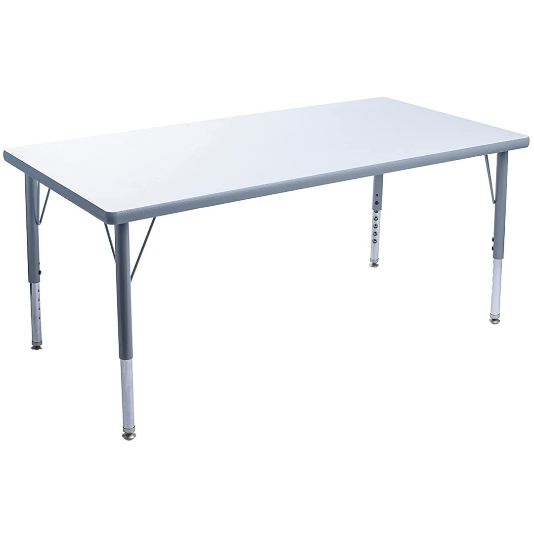 Whiteboard Activity Table Gray Edge - Small Legs