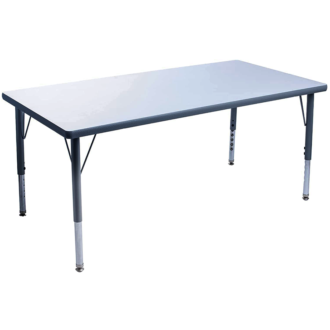 Whiteboard Activity Table Black Edge - Large Legs