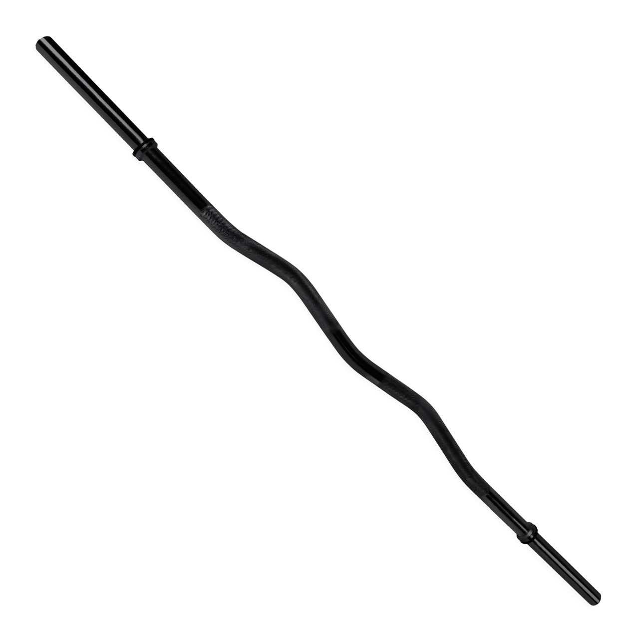 CAP 47" Regular Solid E-Z Curl Bar; Black