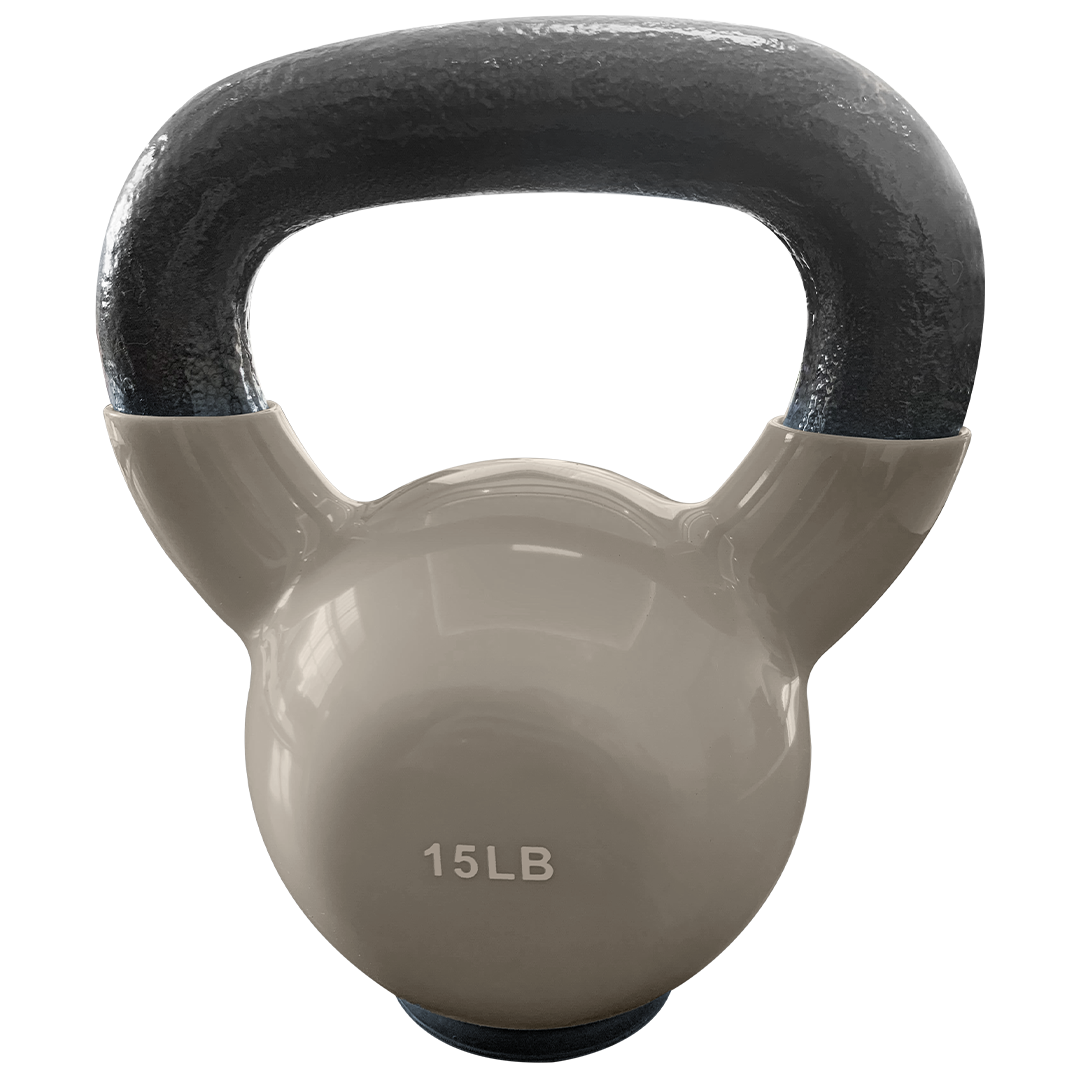 Bintiva Earth Tone Kettle Bell 15LB (Ash)