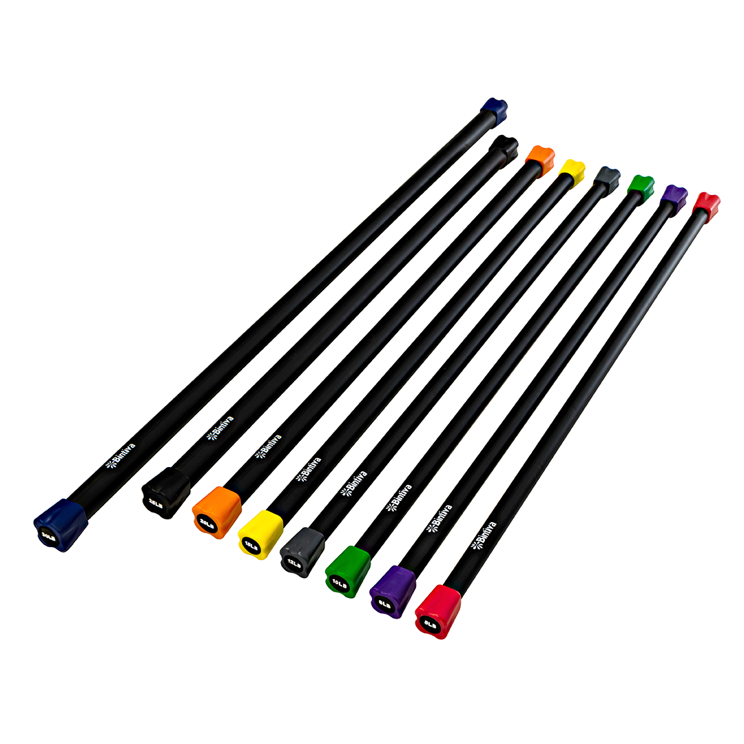 Bintiva Body Bar - Weighted Workout Bar - 5lb