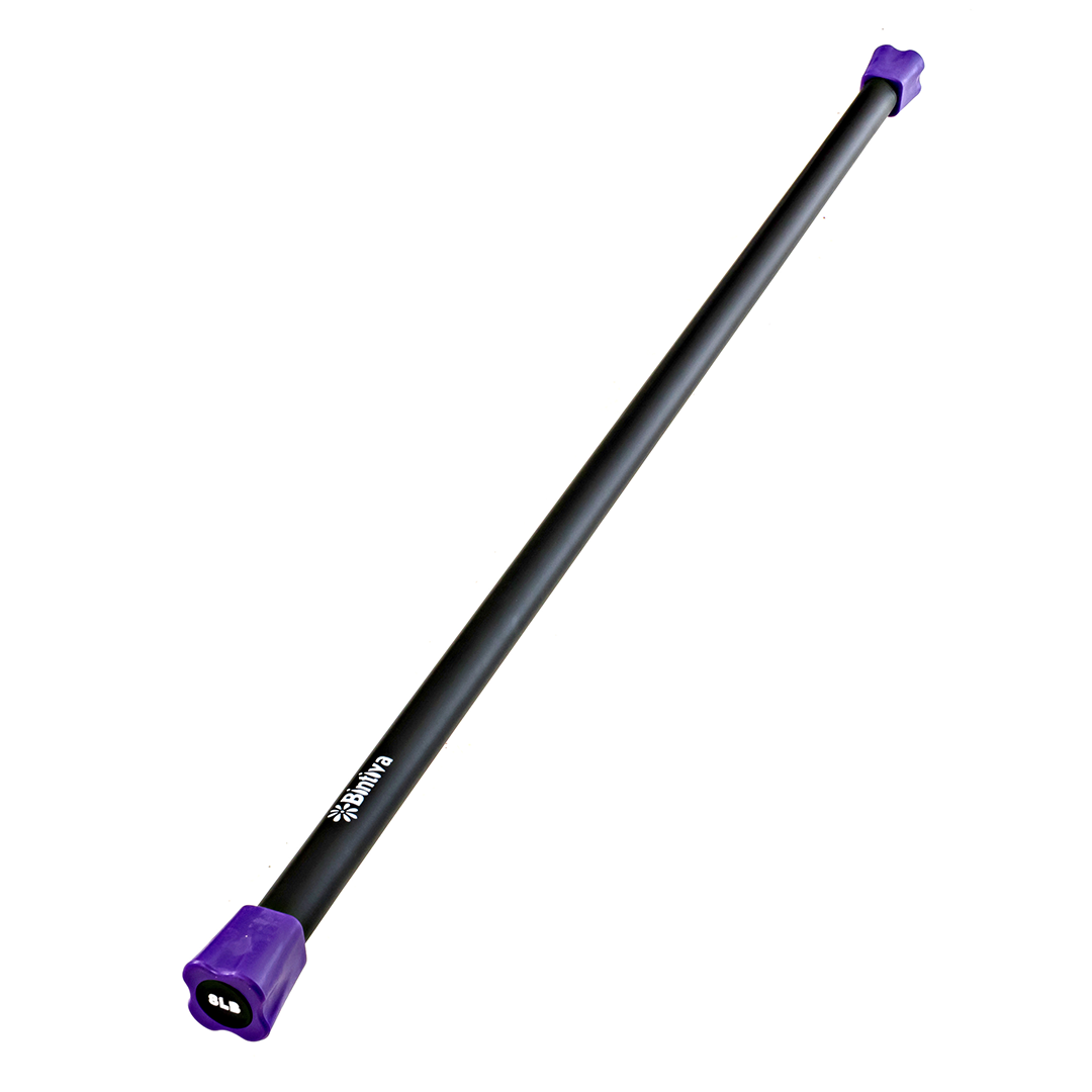 Bintiva Body Bar - Weighted Workout Bar - 8lb