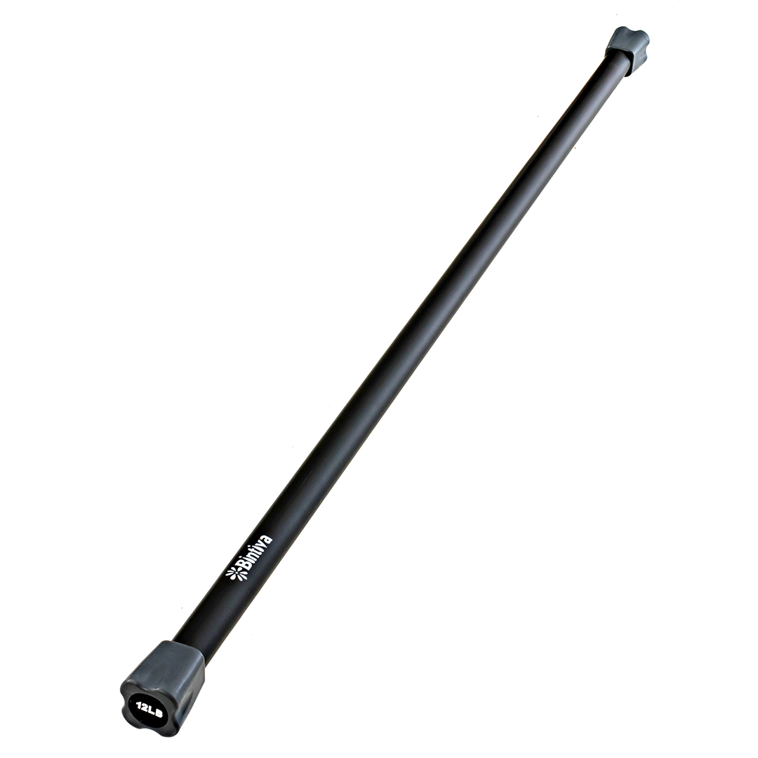 Bintiva Body Bar - Weighted Workout Bar - 12lb