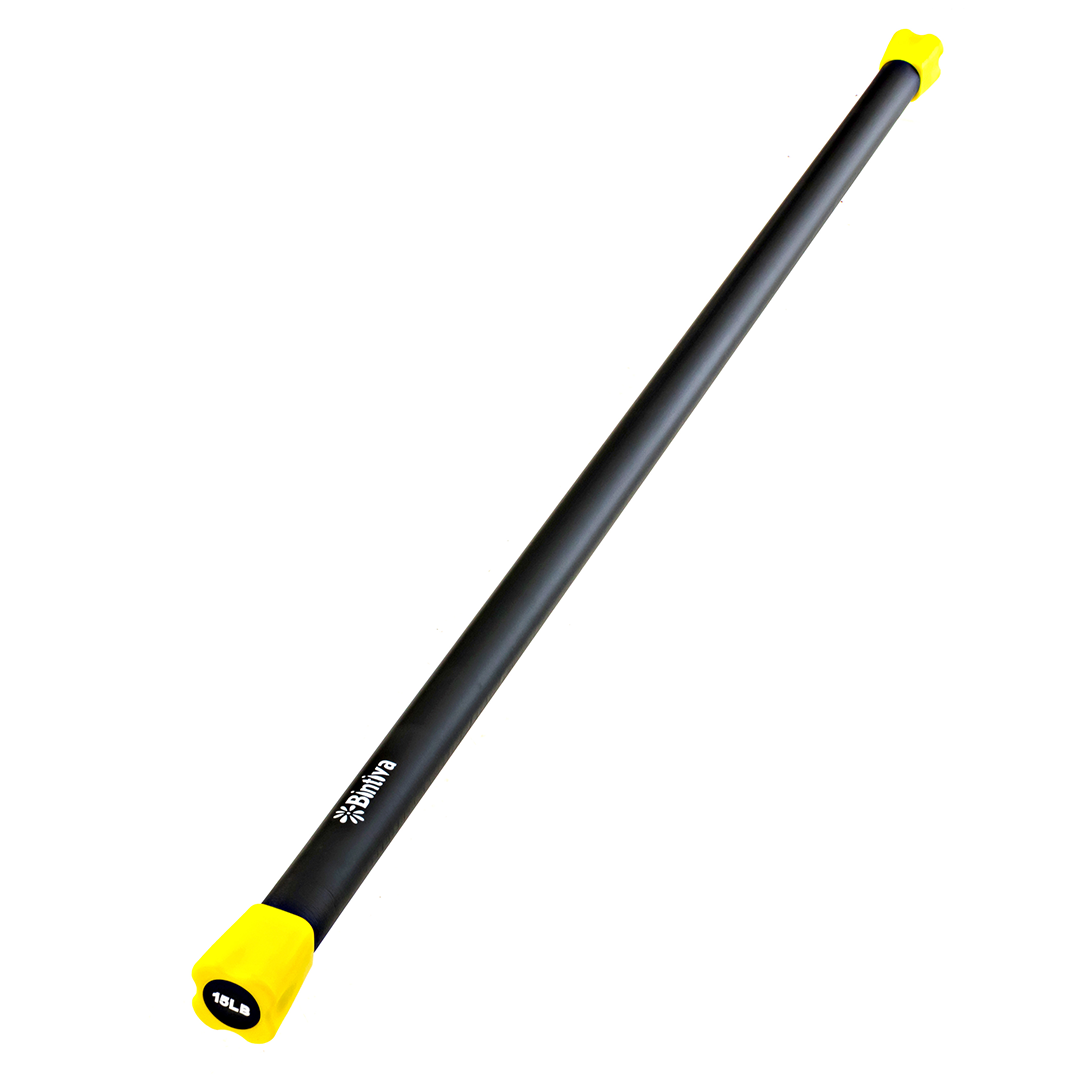 Bintiva Body Bar - Weighted Workout Bar - 15lb