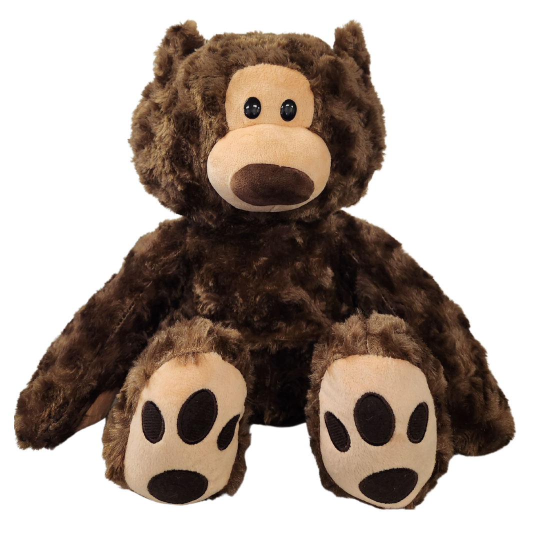 Weighted Plush Animals for Children - for Anxiety Focus or Sensory Input - Dark Brown Bear