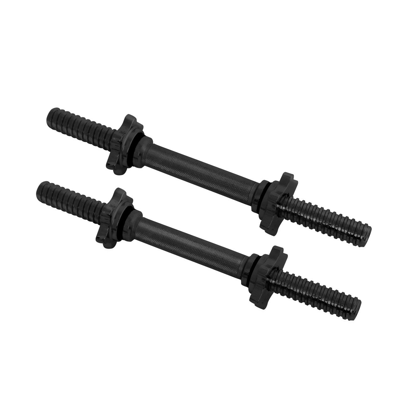 CAP Pair of 14" Regular Threaded Dumbbell Handles; Black
