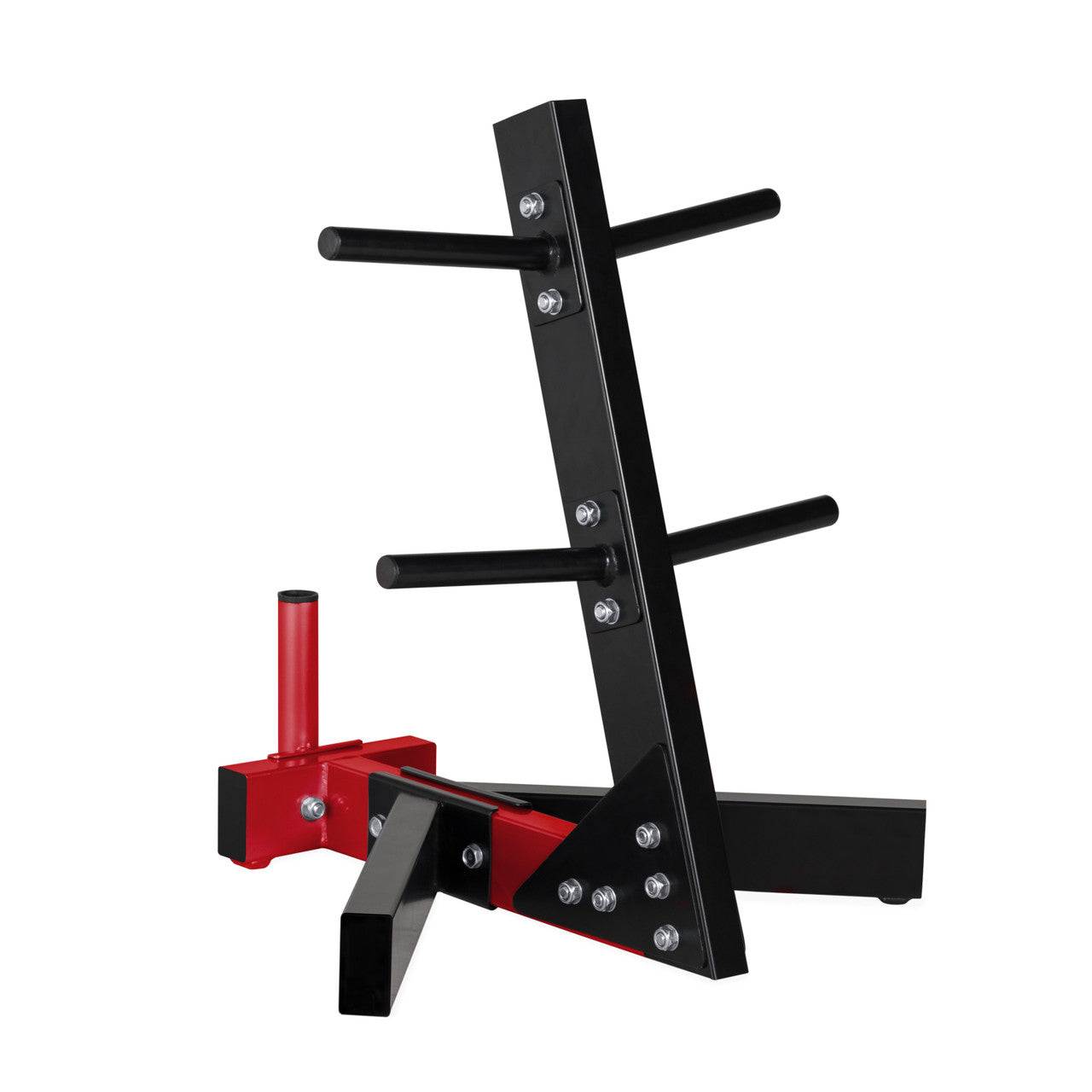 CAP Standard Strength Black/Red Tree Storage Rack for Weights and Bar