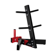 CAP Standard Strength Black/Red Tree Storage Rack for Weights and Bar