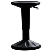 Bintiva Adjustable Wobble Stool - Black - 12.5"L x 12.5"W x 17"H