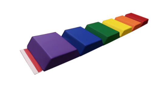 Bintiva Soft Play Hexagon - 74.6"L x 12"W x 3.4"H