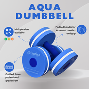 Bintiva Aqua Dumbell Blue, White, Blue - Large