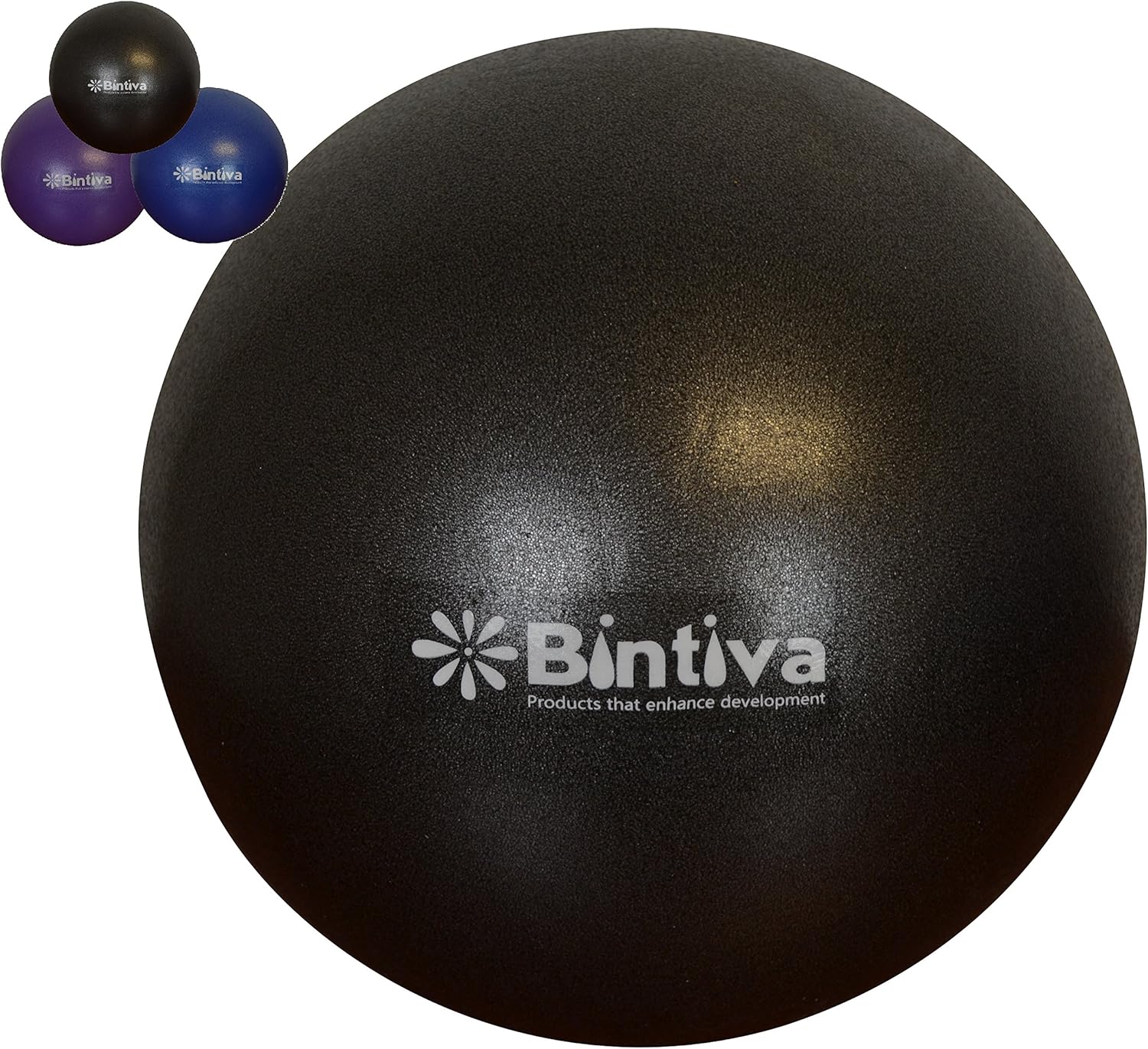 Bintiva 9 Inch Pilates Core Ball Black