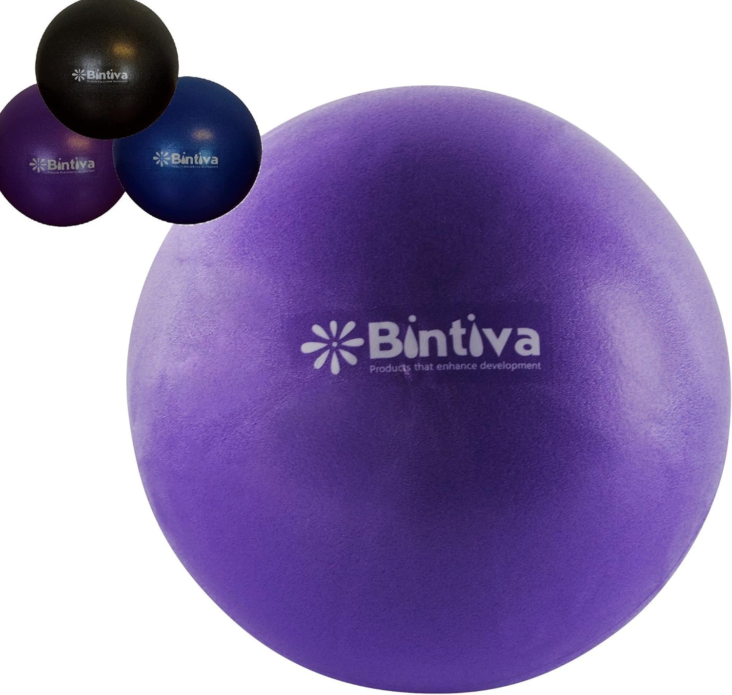 Bintiva 9 Inch Pilates Core Ball Purple