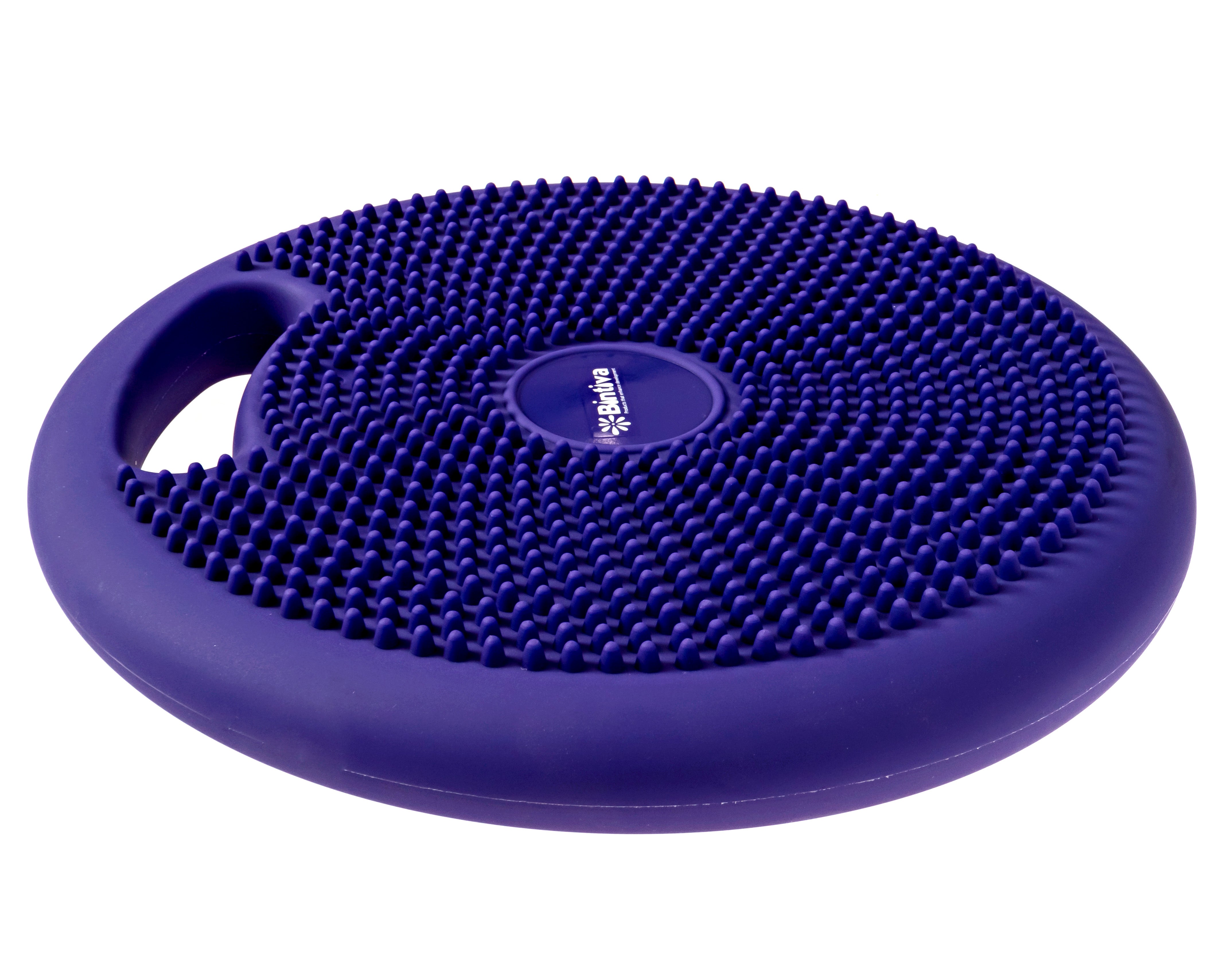 Bintiva Antimicrobial Active Wiggle Cushion - Wiggle Seat - 33cm - With Handle - Blue