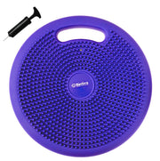 Bintiva Antimicrobial Active Wiggle Cushion - Wiggle Seat - 33cm - With Handle - Purple