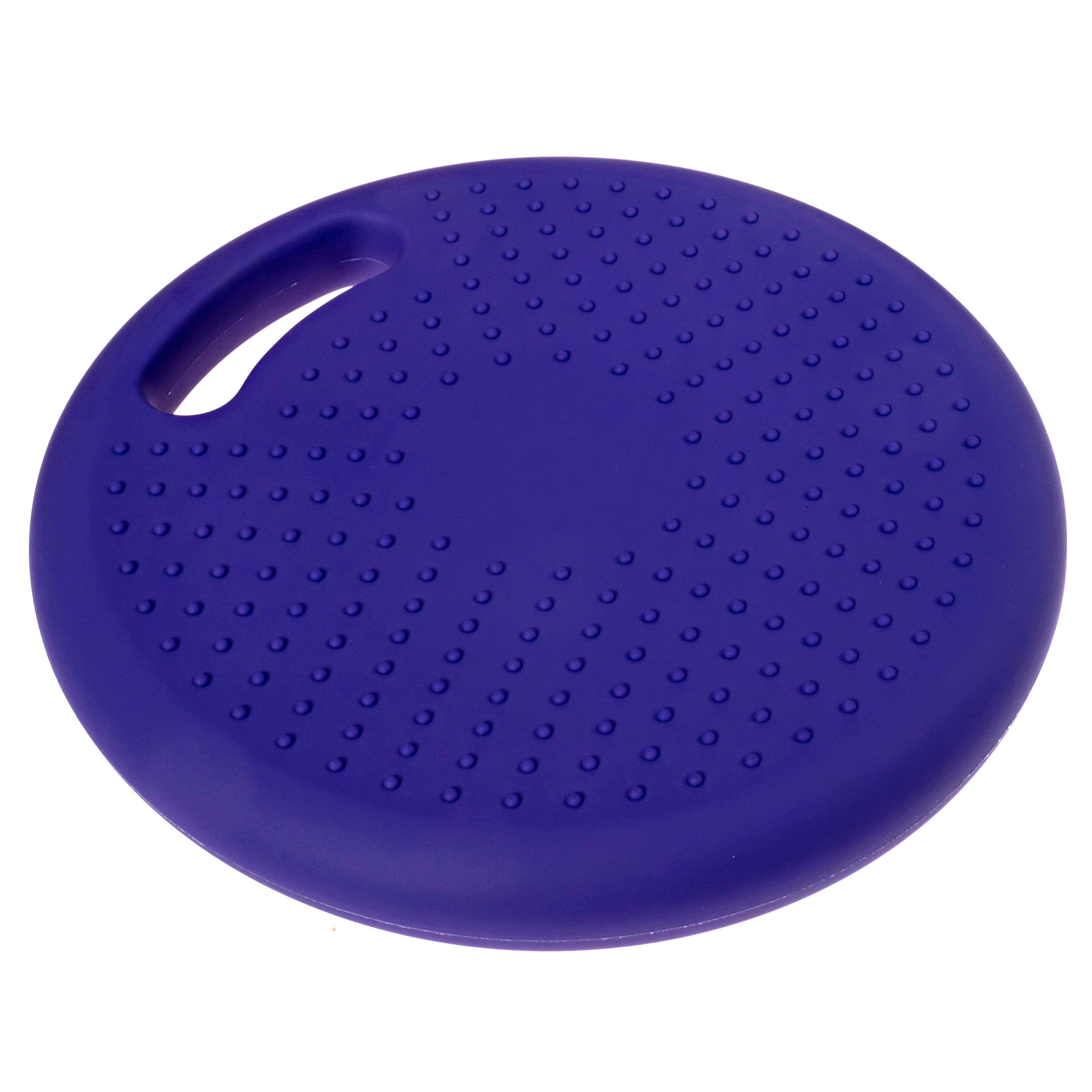 Bintiva Antimicrobial Active Wiggle Cushion - Wiggle Seat - 33cm - With Handle - Purple
