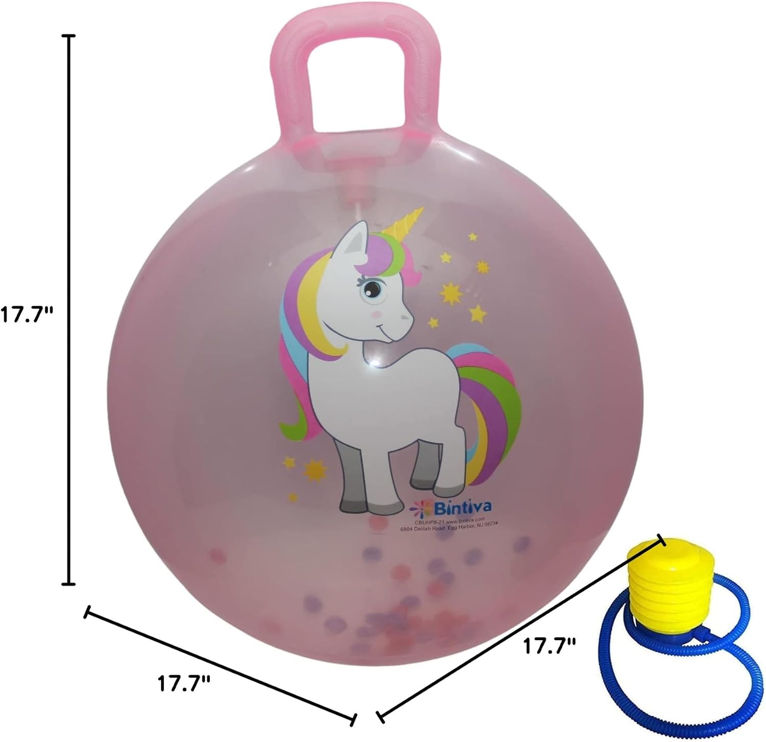 Glitter Hippity Hop - Pink 45cm