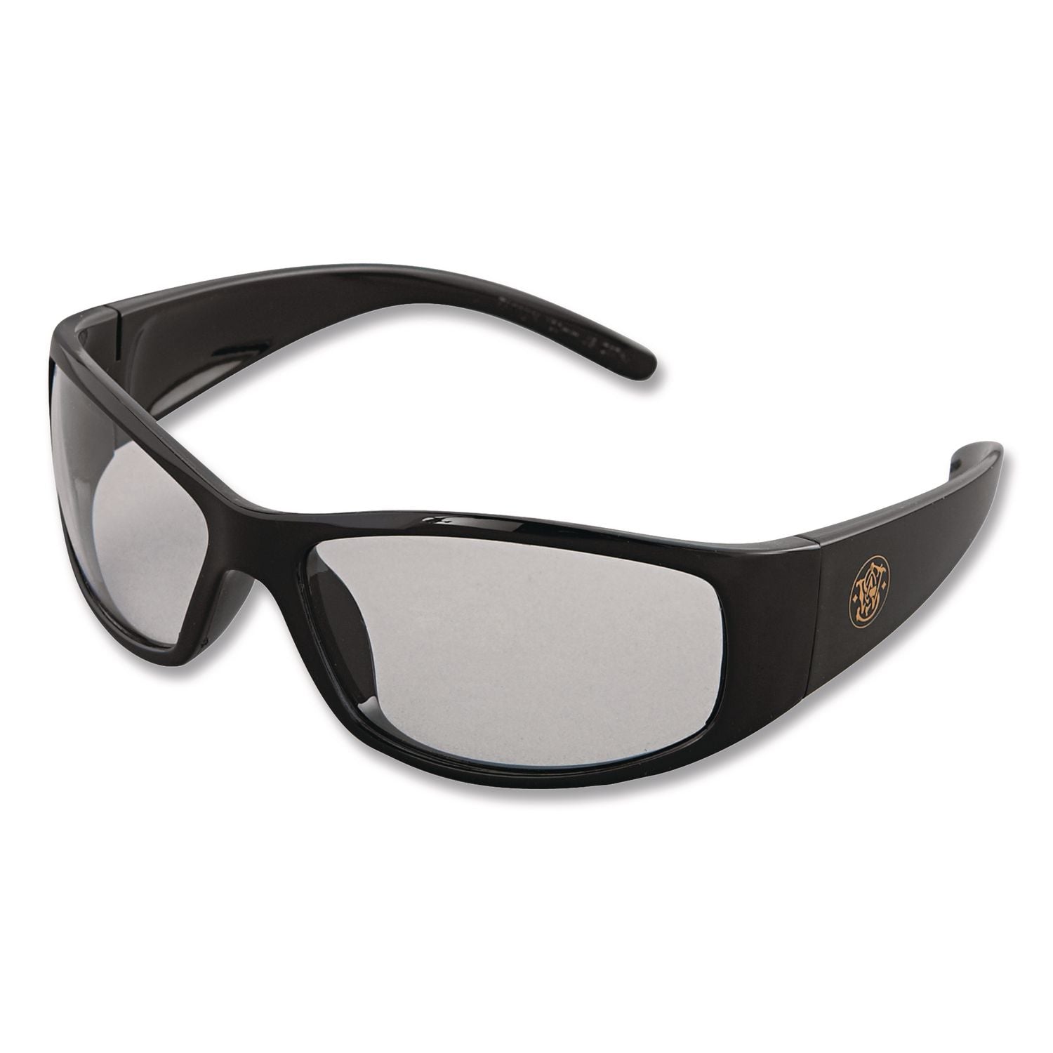 21302 Ansell Smith & Wesson Elite, Safety Glasses, Full Black Frame, Unisex