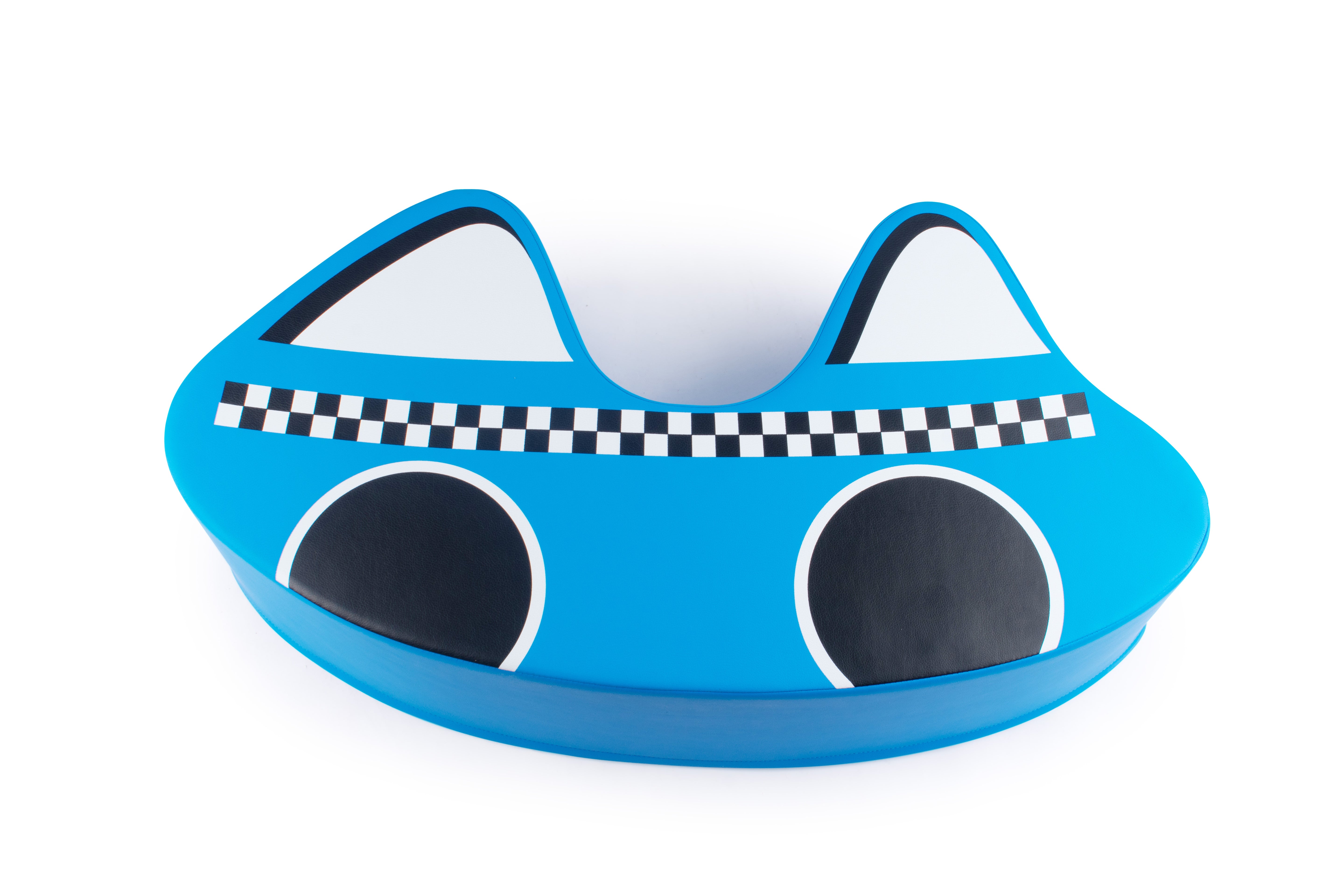Bintiva Soft Play Police Car Rocker - 35"L x 10"W x 18"H