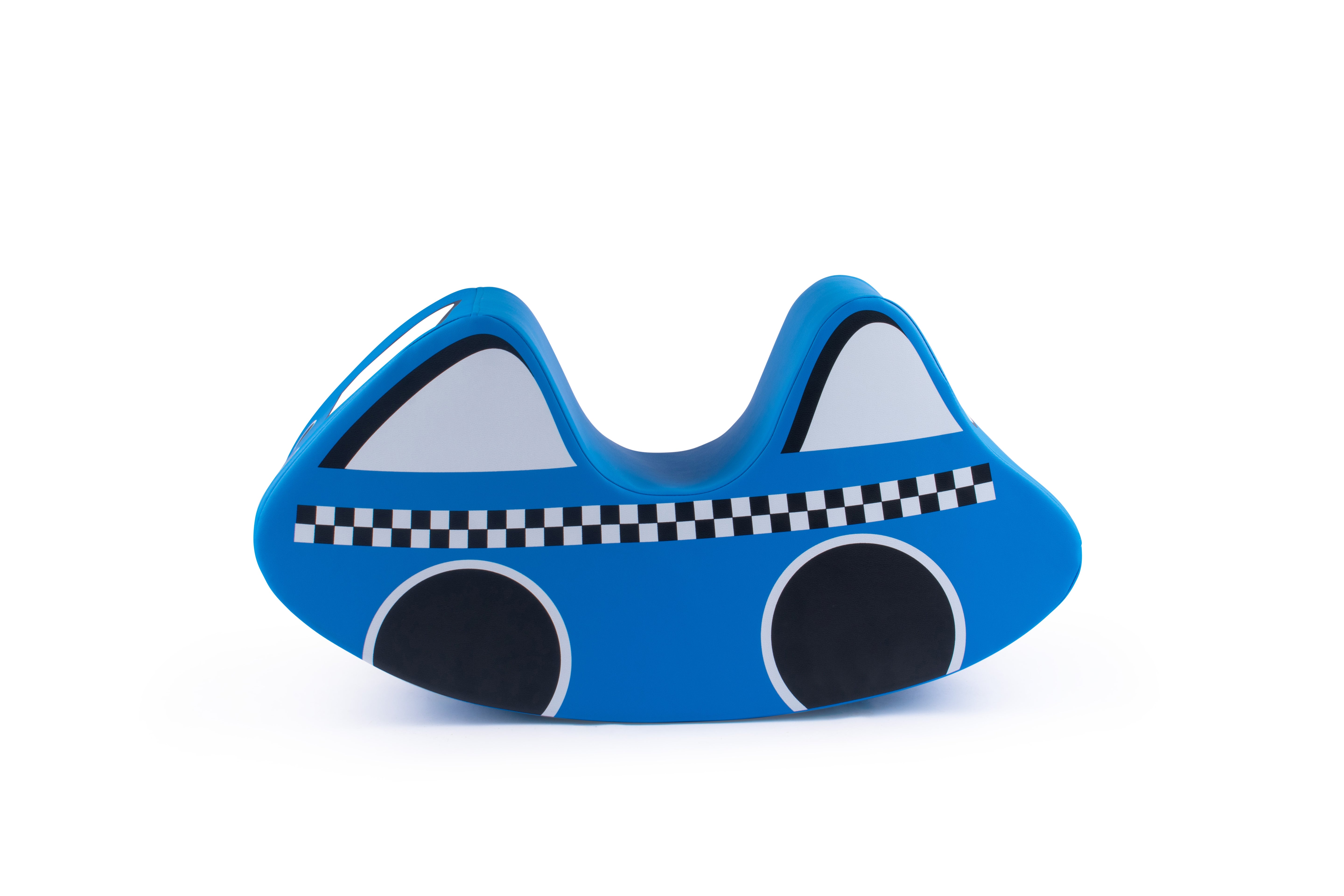 Bintiva Soft Play Police Car Rocker - 35"L x 10"W x 18"H