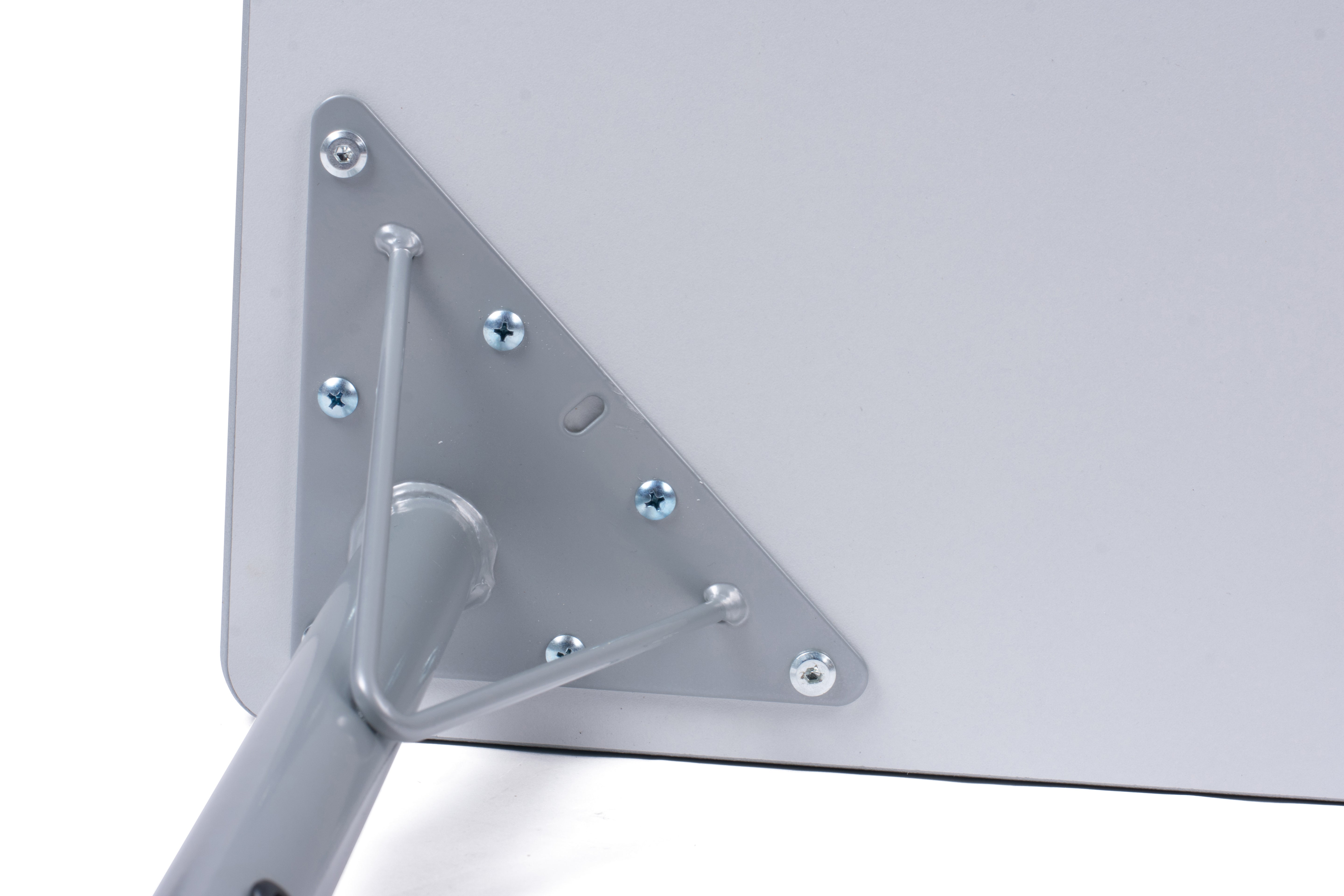 Activity Table 24 x 48 (60x120cm) Gray Edge - Gray Legs Adjusts 15 - 24