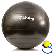 Anti-burst Fitness Exercise Stability Yoga Ball / Swiss Gym Birthing Ball - 65cm - Black