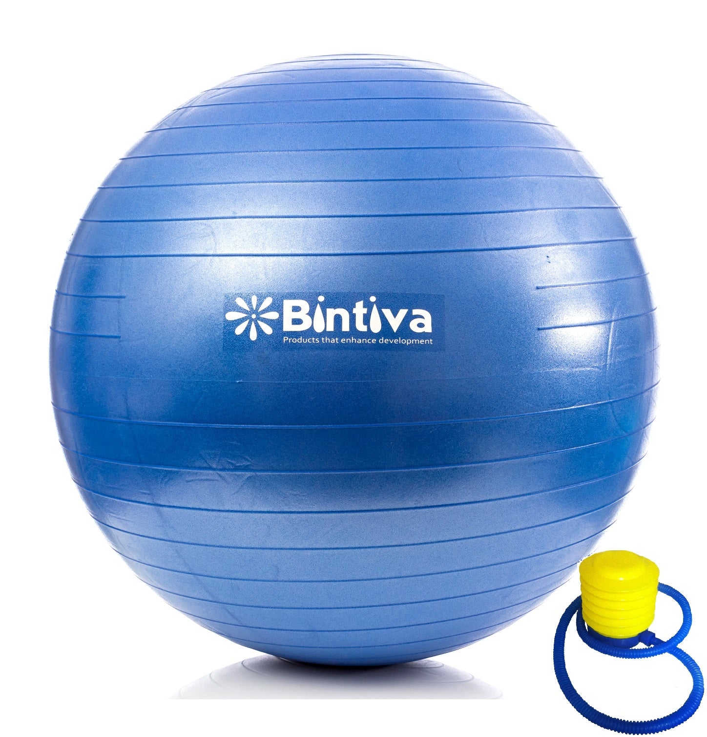 Anti-burst Fitness Exercise Stability Yoga Ball / Swiss Gym Birthing Ball - 85cm - Blue
