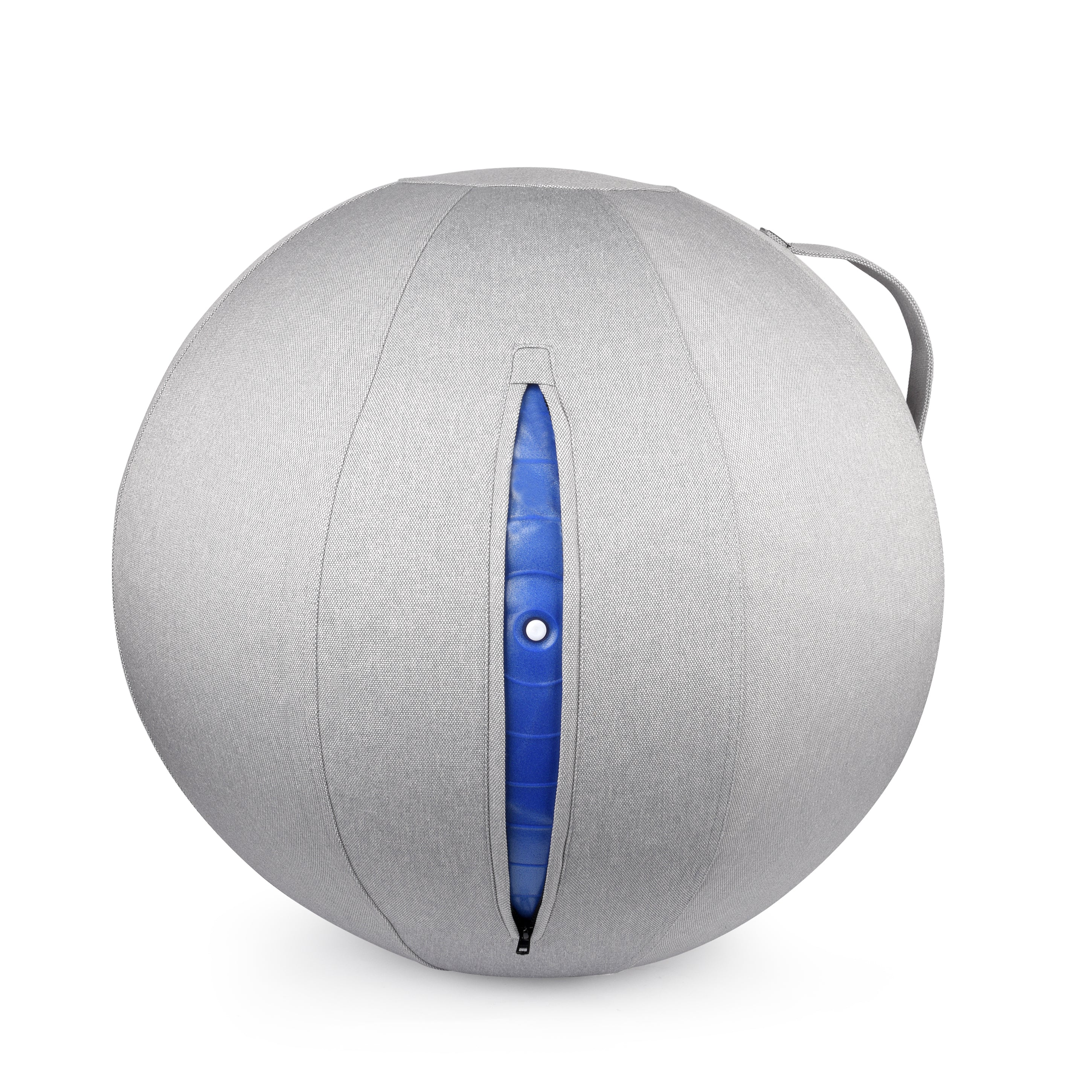Stability Ball 65cm with Canvas Cover - (LIGHT ASH GRAY)