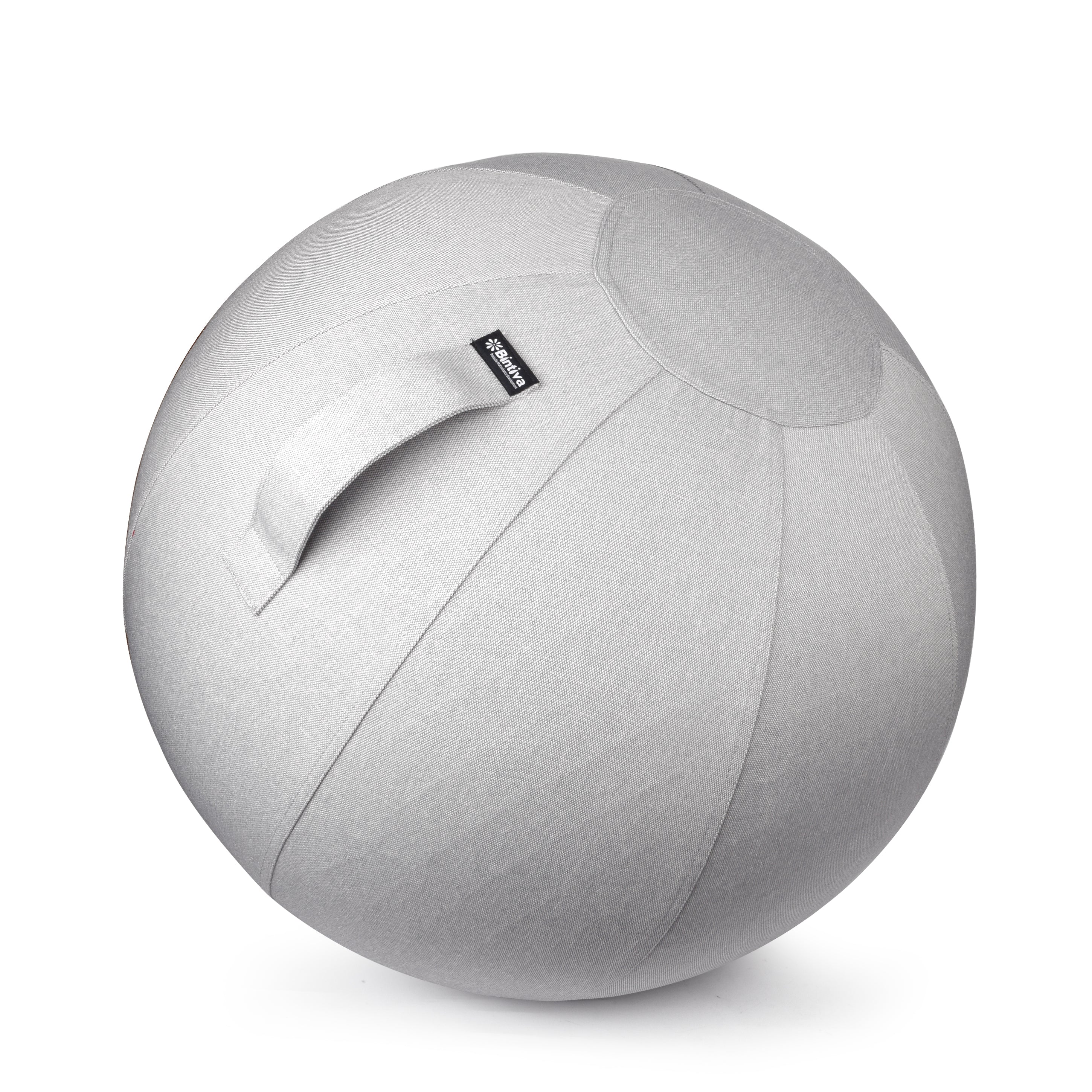 Stability Ball 65cm with Canvas Cover - (LIGHT ASH GRAY)