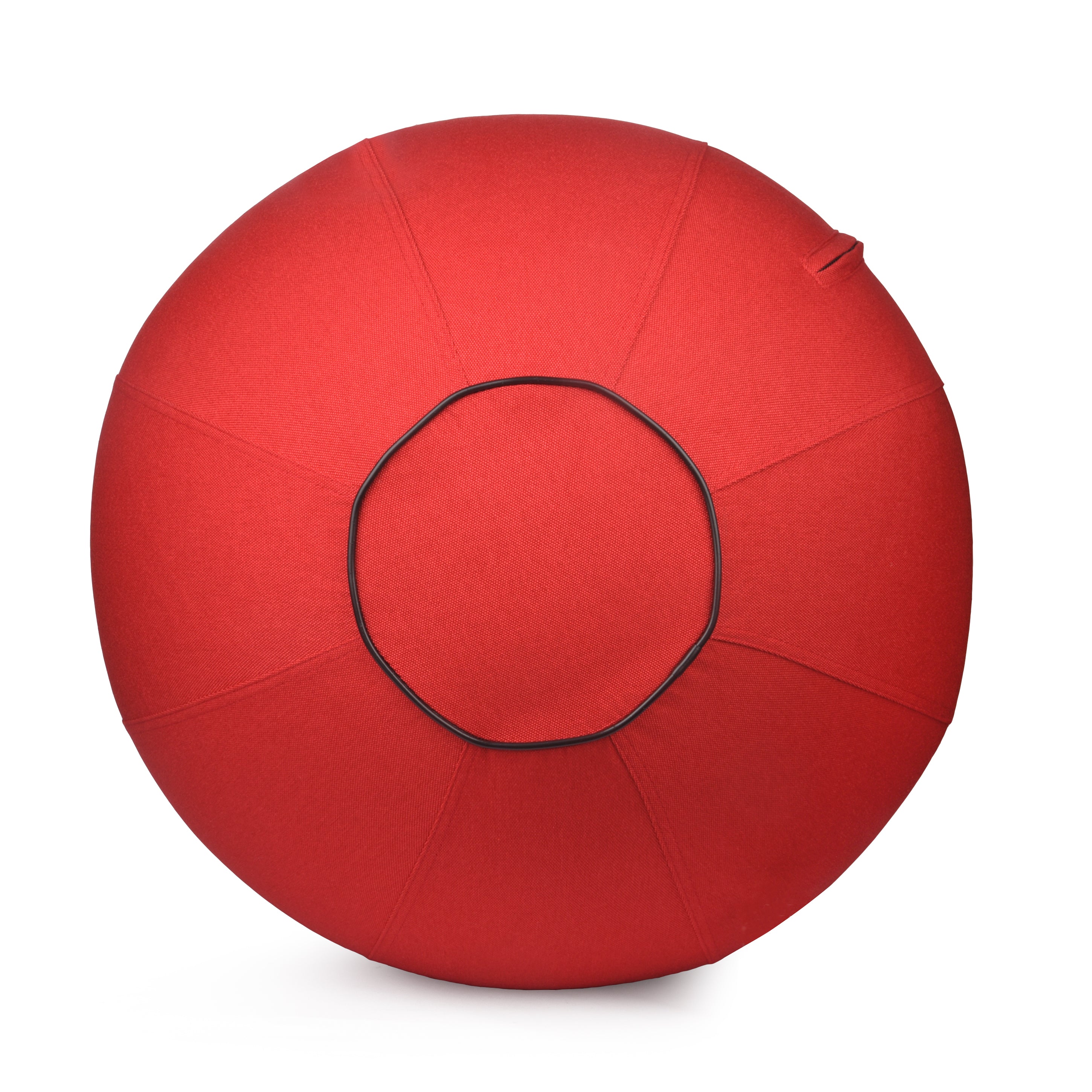 Stability Ball 65cm with Canvas Cover - (RED CRIMSON)