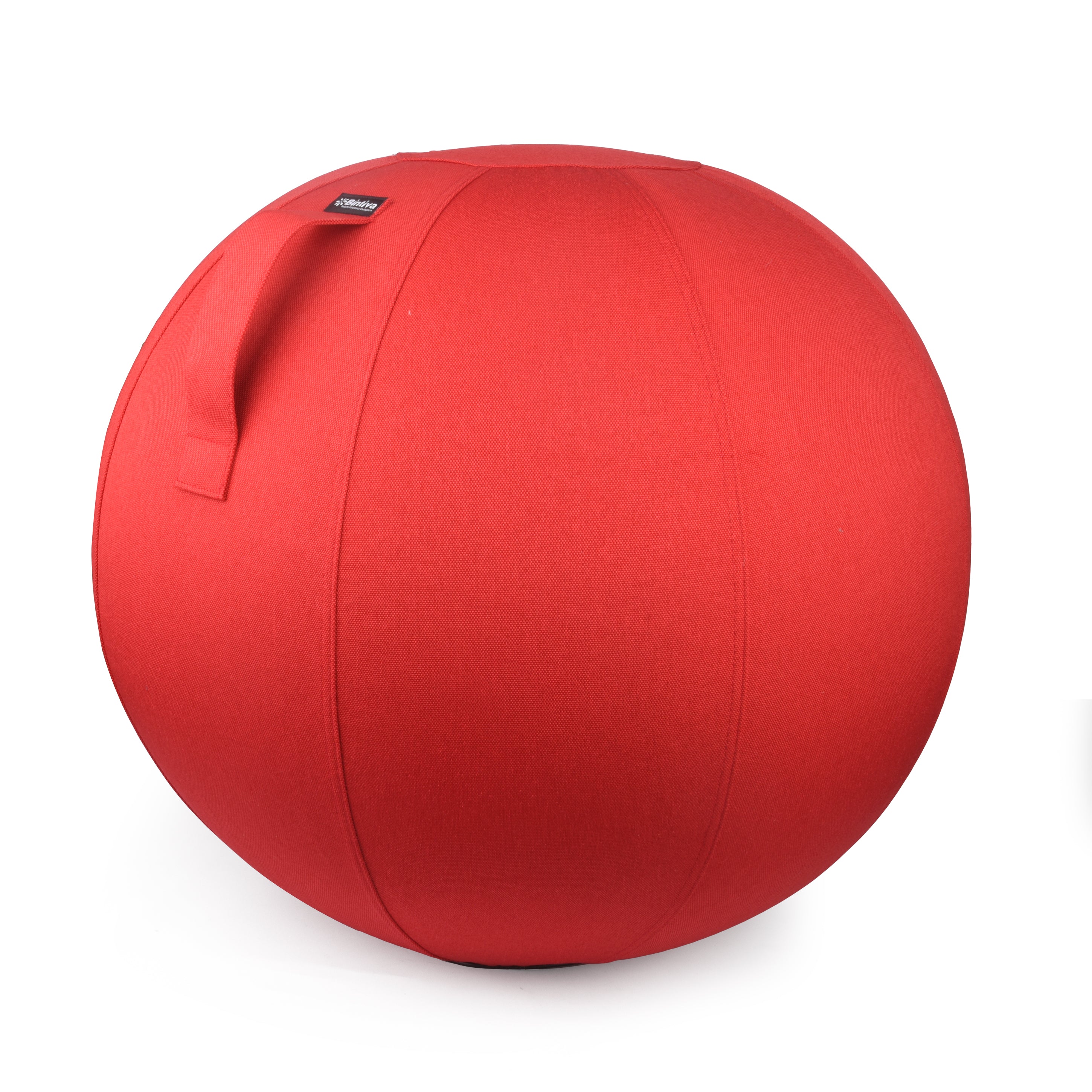 Stability Ball 65cm with Canvas Cover - (RED CRIMSON)