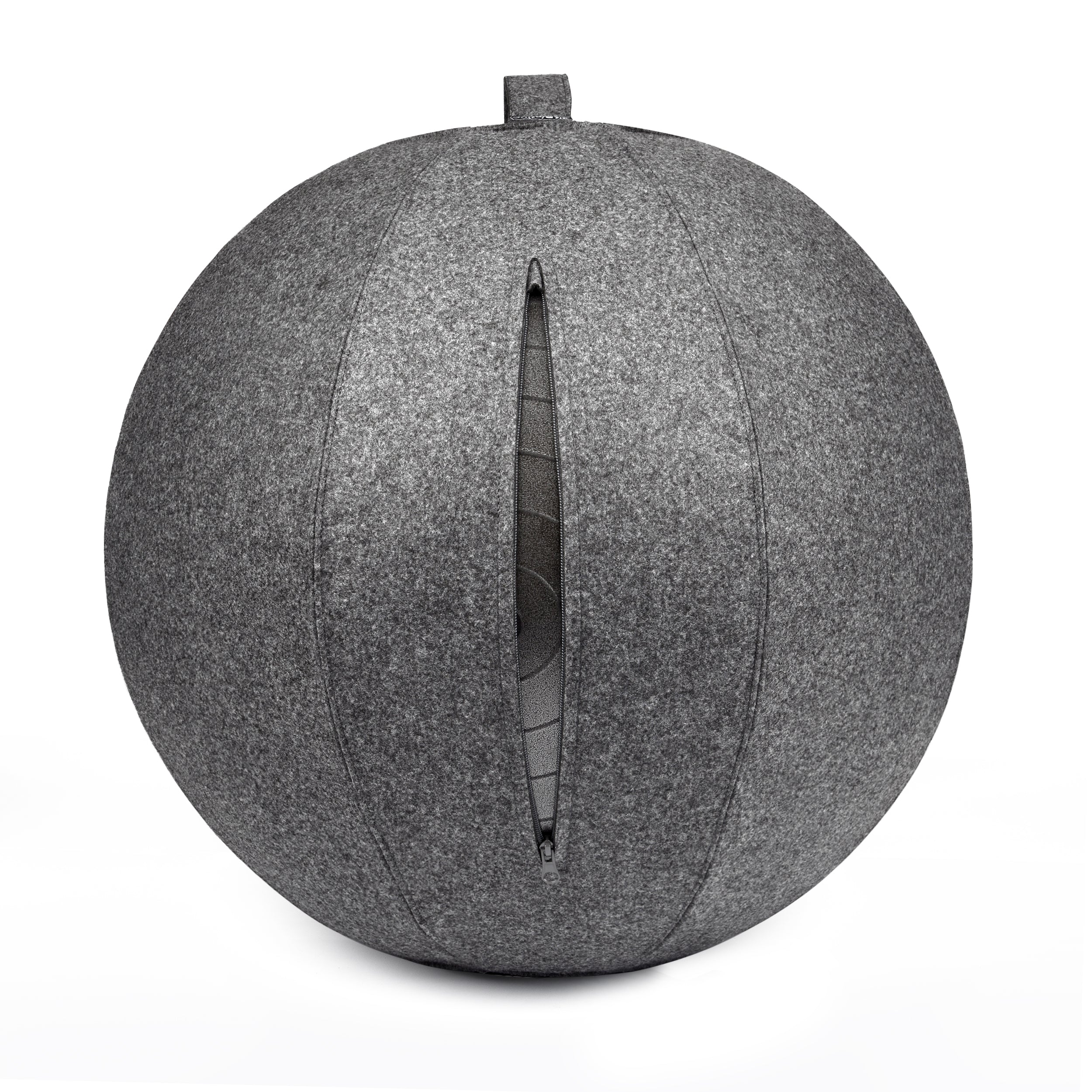 Stability Ball 65cm with Felt Cover - (Dark Gray)