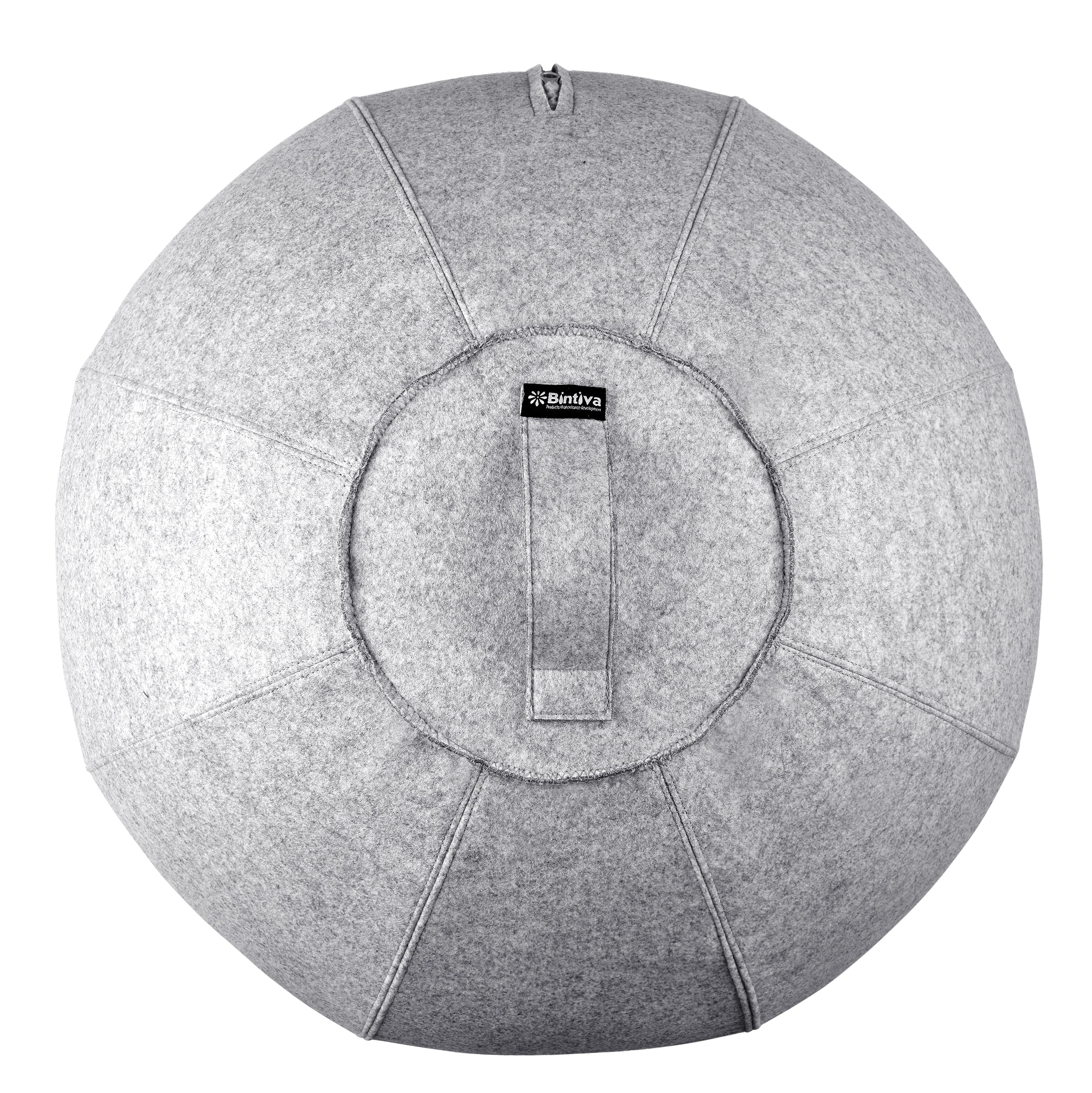 Stability Ball 65cm with Felt Cover - (Light Gray)