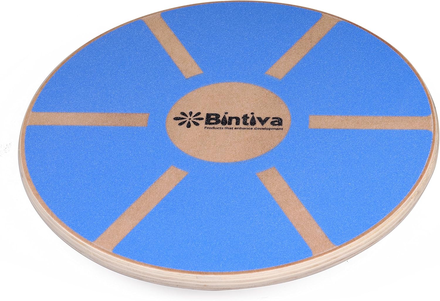 Wood balance Board - Blue
