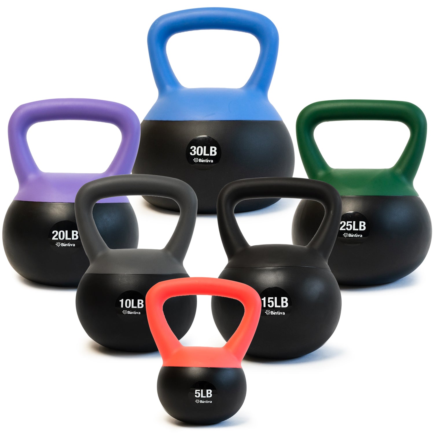 Bintiva Sea and Iron Sand Filled Kettlebells - 10LB