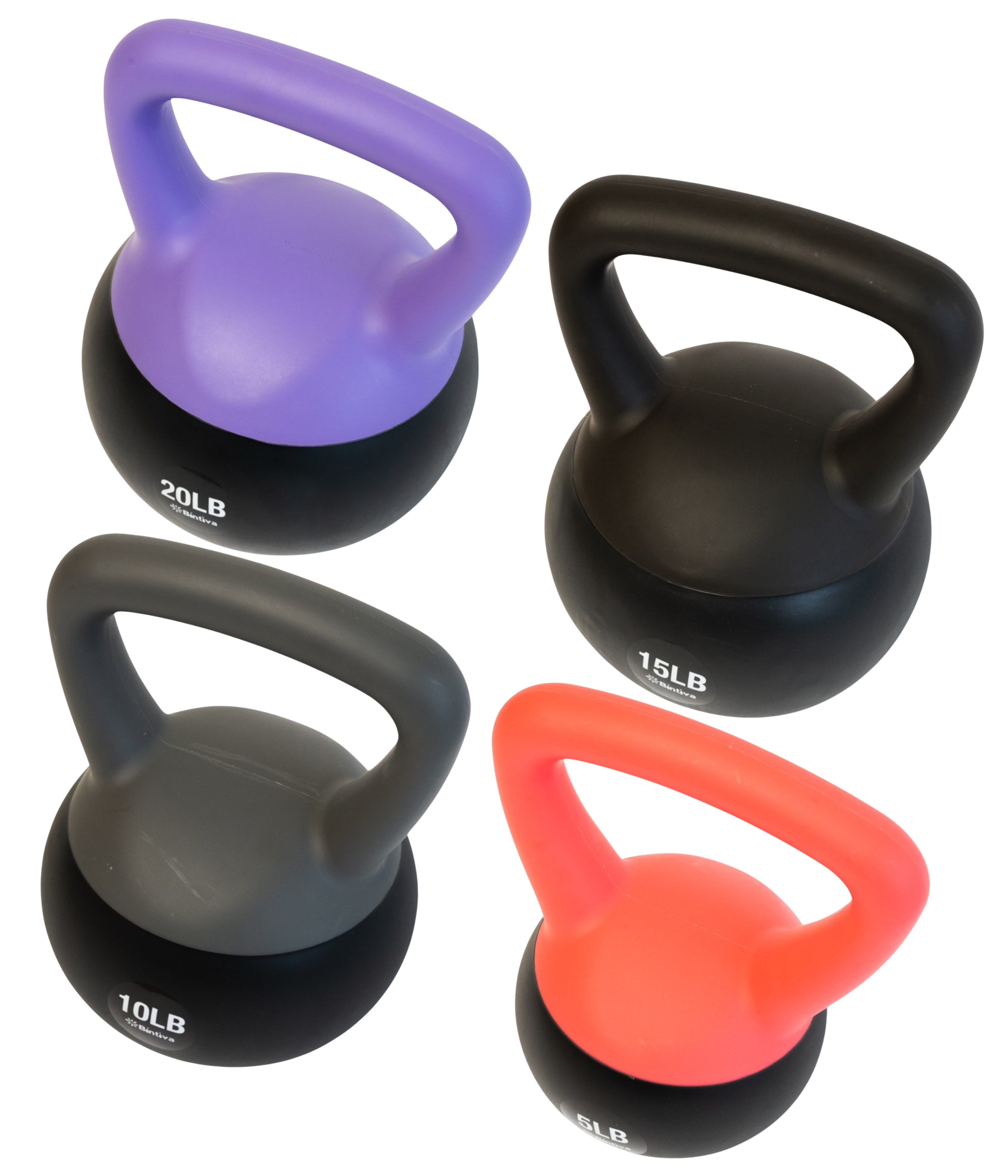 Bintiva Sea and Iron Sand Filled Kettlebells - 20LB