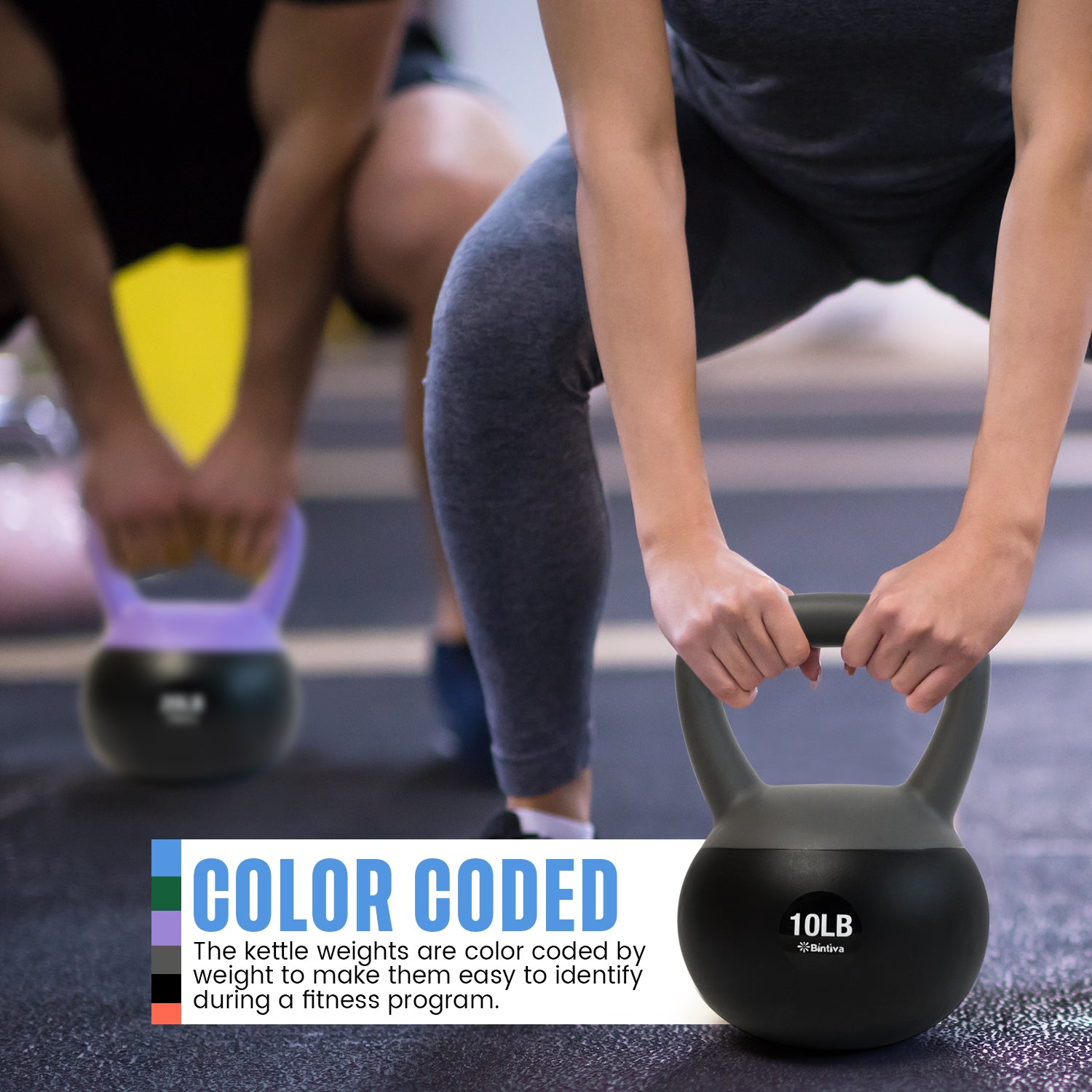 Bintiva Sea and Iron Sand Filled Kettlebells - 25LB