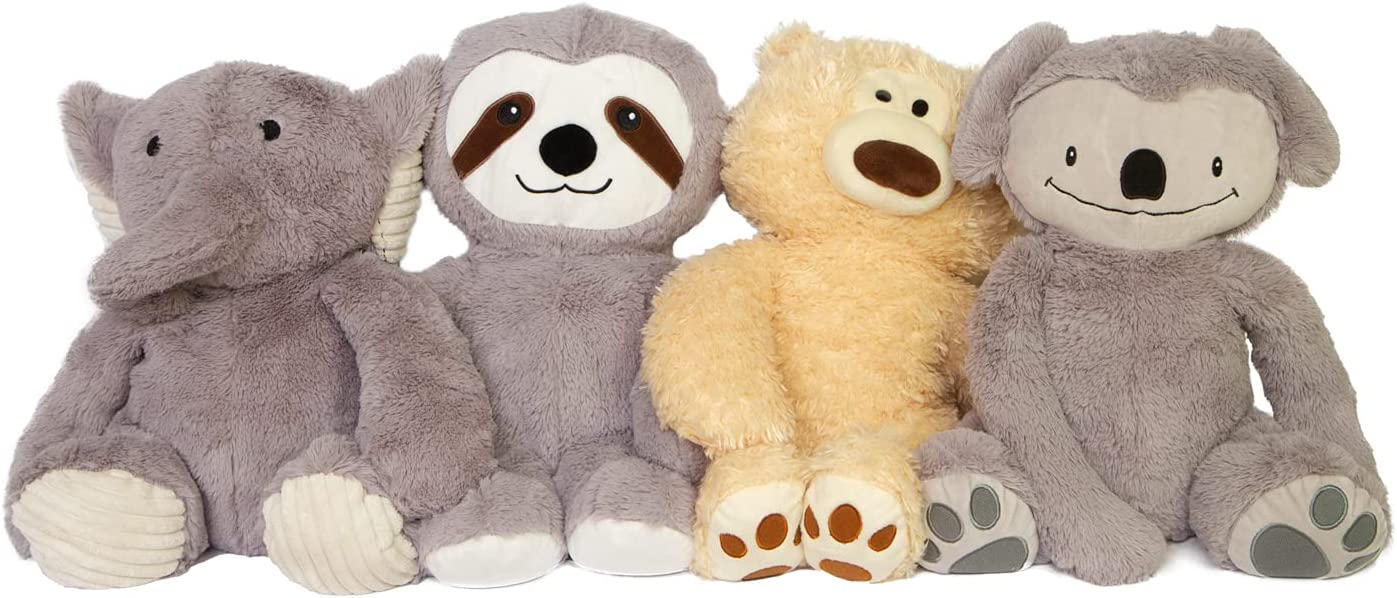 Weighted Calming Stuffies / Weighted Plush Animals for Children - for Anxiety Focus or Sensory Input - Elephant