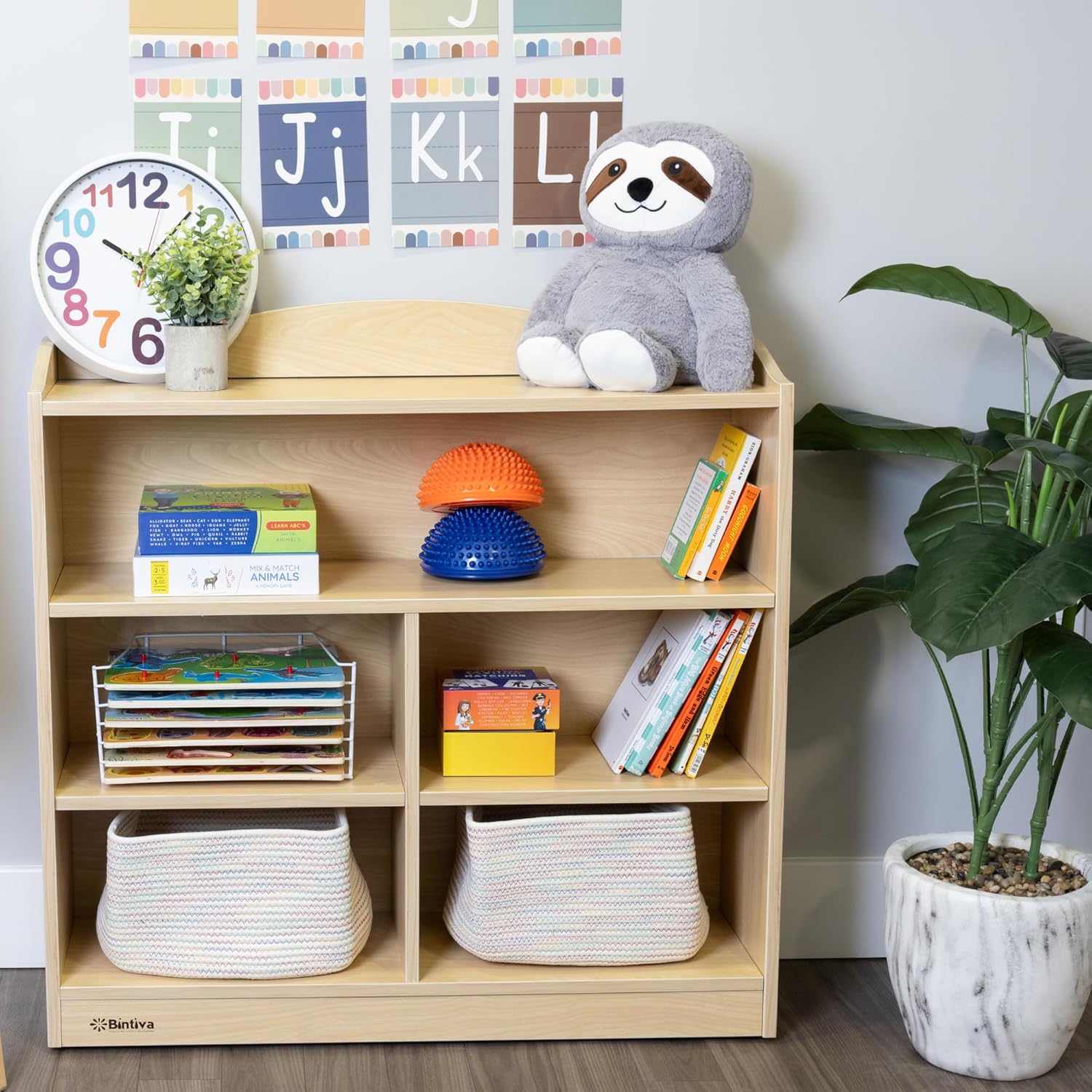 28'' Deluxe Wood Bookcase