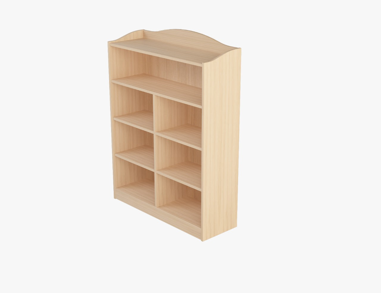48" Deluxe Wood Bookcase