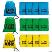 I Love Reading Backpacks - 12 Pieces