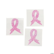 Breast Cancer Body Tattoo Stickers - 12 Pieces