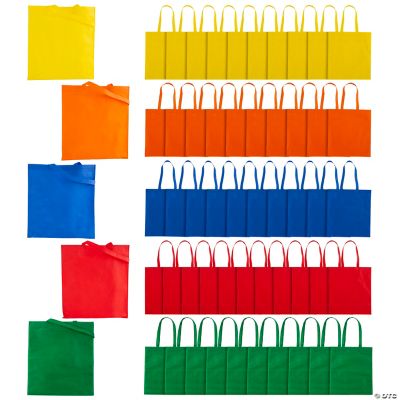 (Lg) 50Pc Polynonwoven Tote Asst. - 50 Pieces