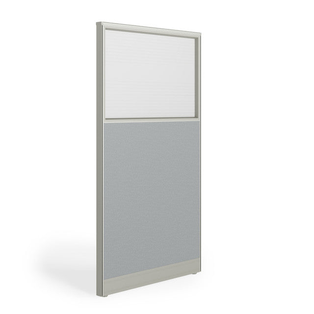 OfficeSource Panels II 36"W X 66"H Panel w/ Opaque View-Through - Moonlight