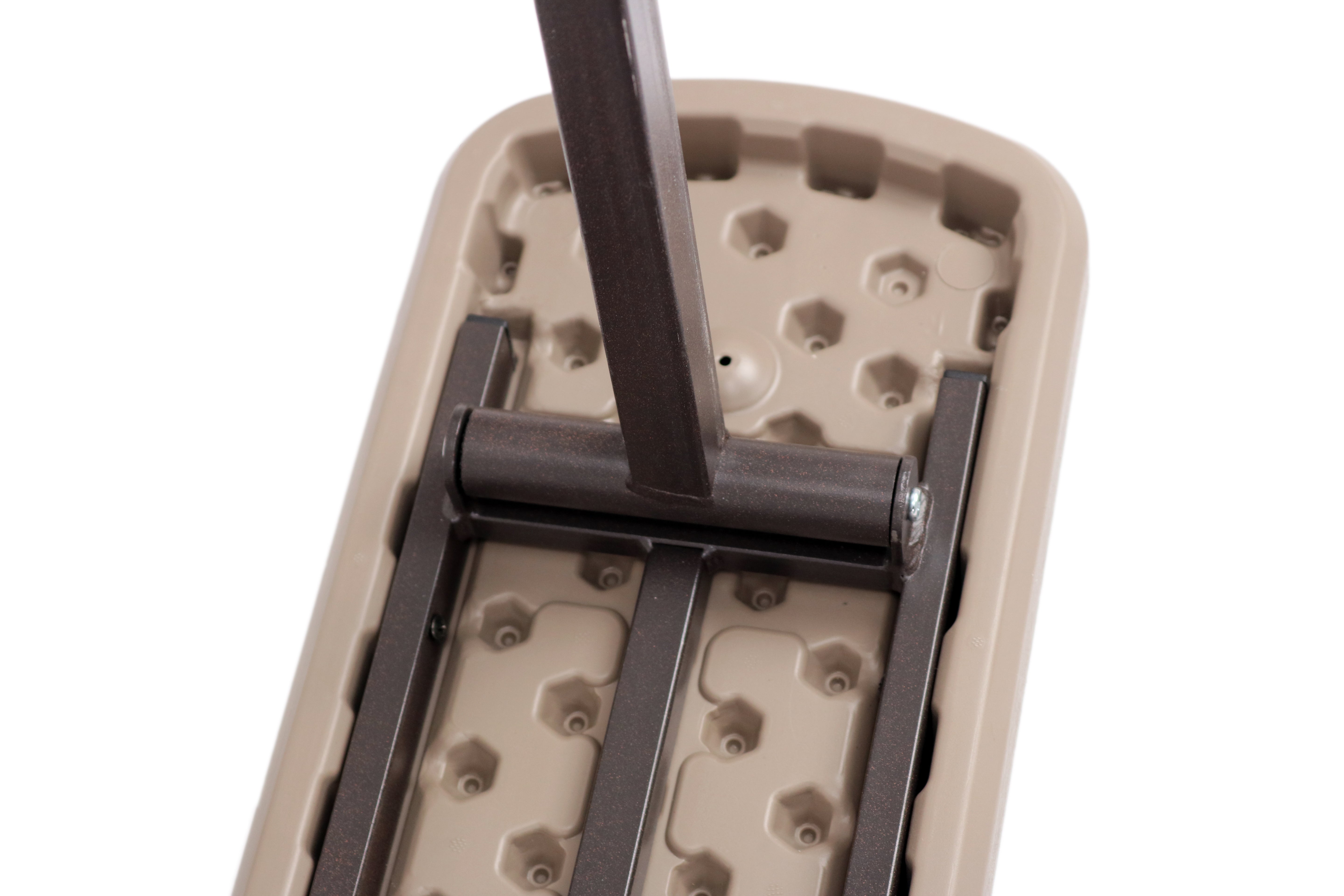 NPS® 30" x 72" Blow Molded Picnic Table, Surface Color: Brown, Frame Color: Brown